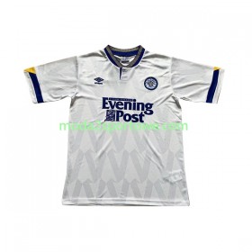 Koszulka Leeds United Retro Domowe Stroje Piłkarskie 1991-1992 Krótki Rękaw